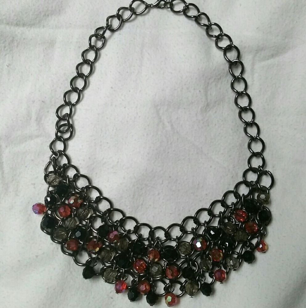 Multi Colored Jewel Ball Necklace